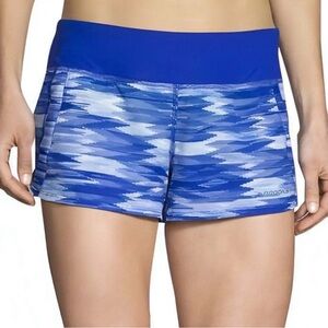Brooks Womens Chaser 3 Inch Running Shorts Blue Large